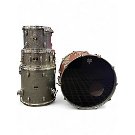 Used Gretsch Drums 4 Piece Renown Silver Sparkle Drum Kit