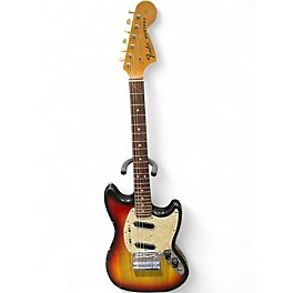Vintage 1972 Fender Mustang 3 Color Sunburst Solid Body Electric Guitar