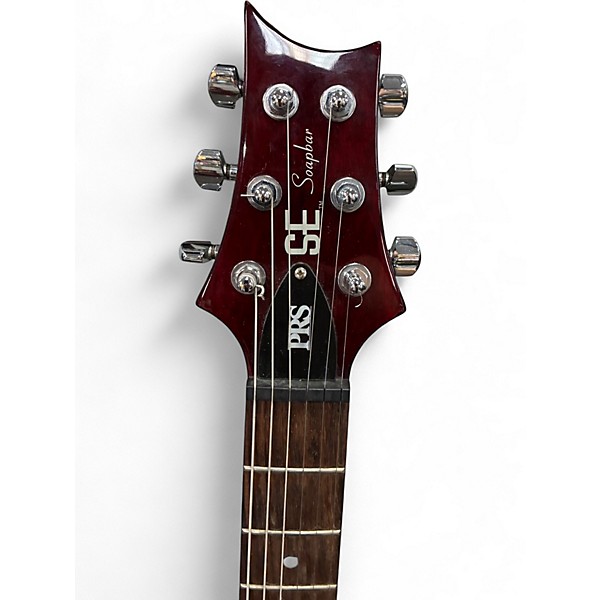 Used PRS SE Soapbar I Vintage Cherry Solid Body Electric Guitar
