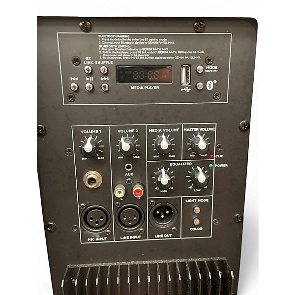 Used Gemini PA-15J MKII Powered Speaker