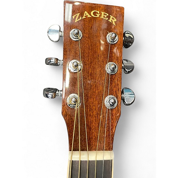 Used Zager ZAD-50CE/N Natural Acoustic Guitar