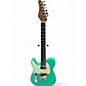 Used Schecter Guitar Research NICK JOHNSTON PT ATOMIC GREEN Solid Body Electric Guitar thumbnail