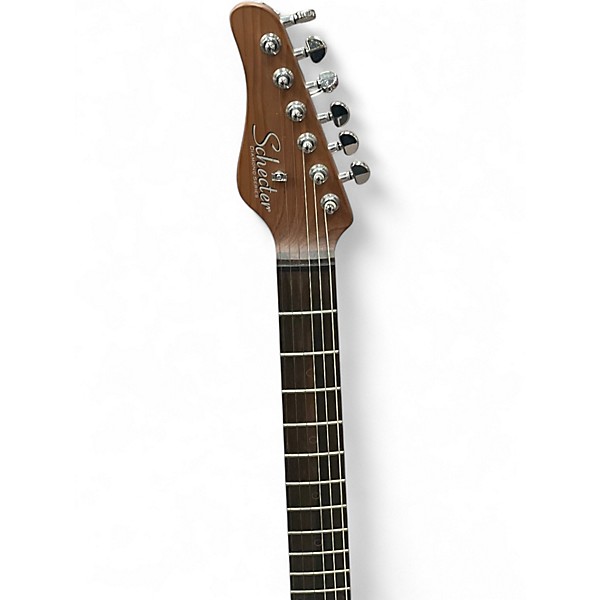 Used Schecter Guitar Research NICK JOHNSTON PT ATOMIC GREEN Solid Body Electric Guitar