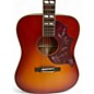 Used Epiphone hummingbird inspired by Heritage Cherry Sunburst Acoustic Electric Guitar