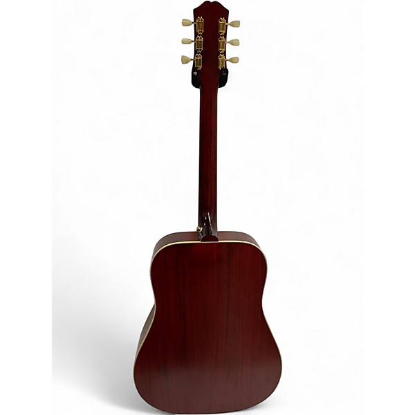 Used Epiphone hummingbird inspired by Heritage Cherry Sunburst Acoustic Electric Guitar