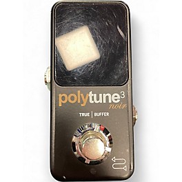Used TC Electronic Polytune Noir Mini 3 Tuner Tuner Pedal