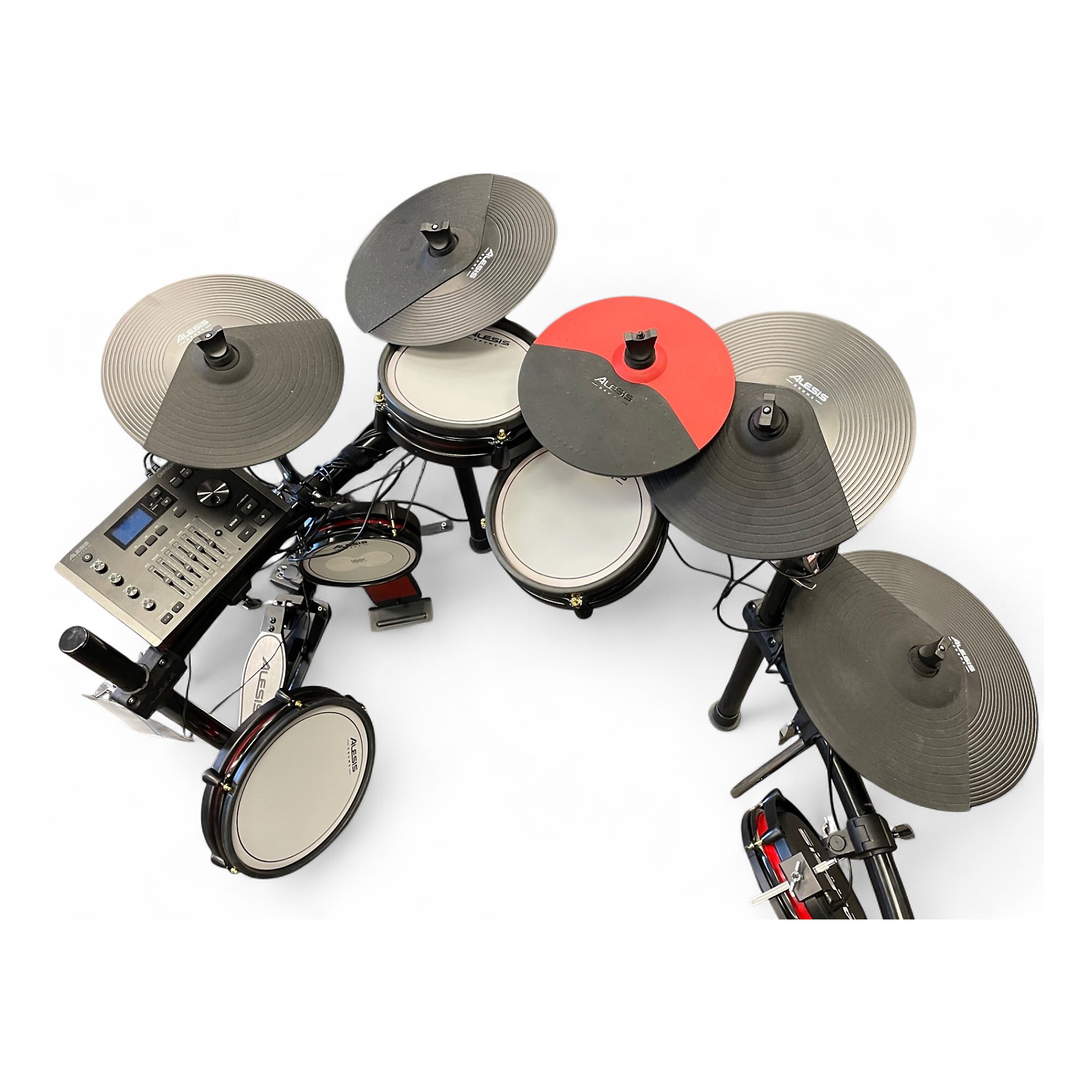 Used Alesis Crimson 9-Piece WITH NITRO 2 PIECE Electric Drum Set
