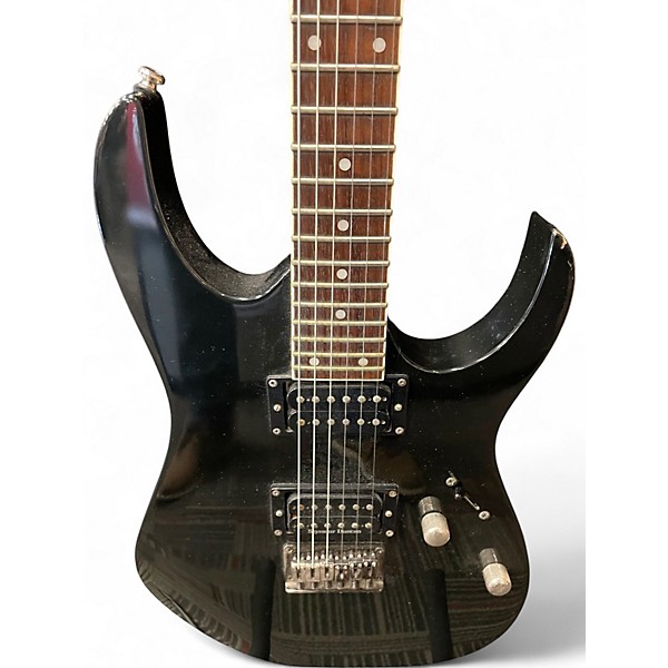 Used Ibanez RG321 RG Series Black Solid Body Electric Guitar