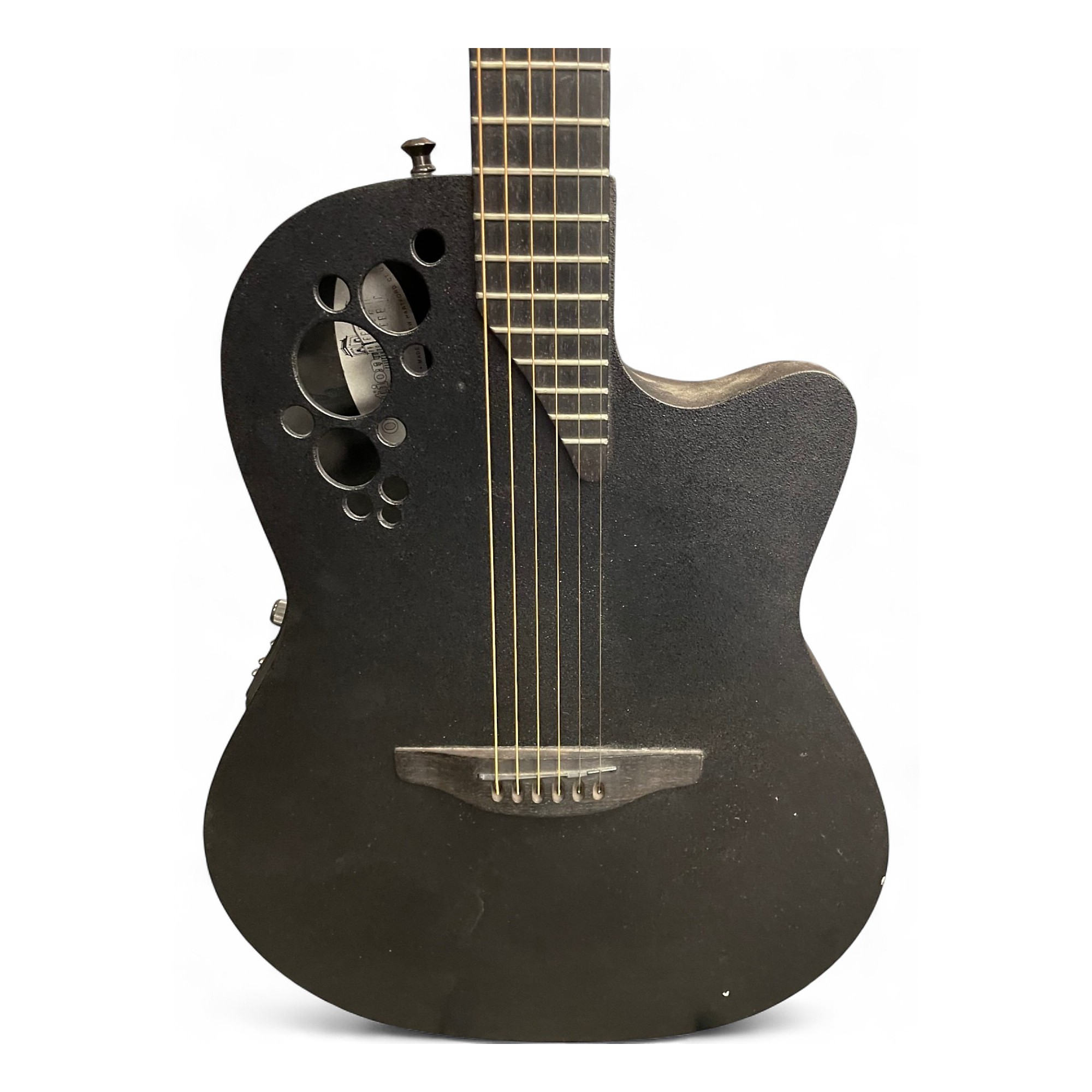 Used Ovation 1868T ELITE BLACK Acoustic Electric Guitar BLACK