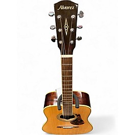 Used Alvarez md610e Natural Acoustic Guitar