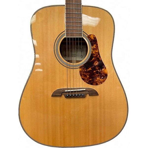Used Alvarez md610e Natural Acoustic Guitar