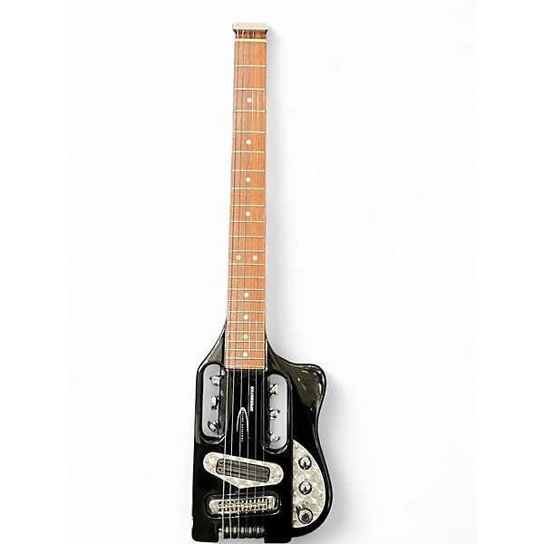 Used Speedster TRAVEL GUITAR Black Electric Guitar