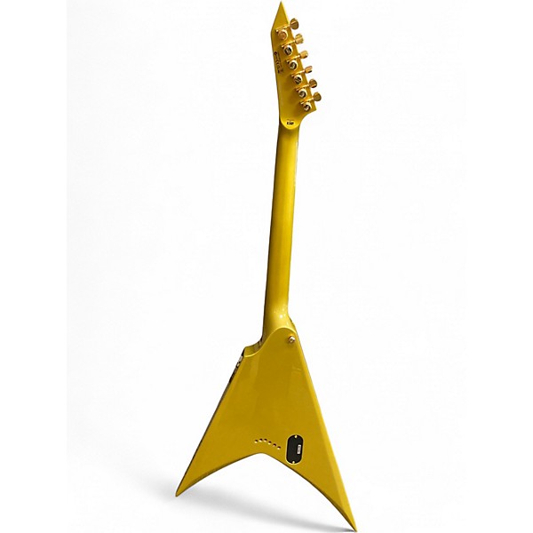 Used ESP LTD KHV KIRK HAMMET SIGNATURE METALLIC GOLD Solid Body Electric Guitar