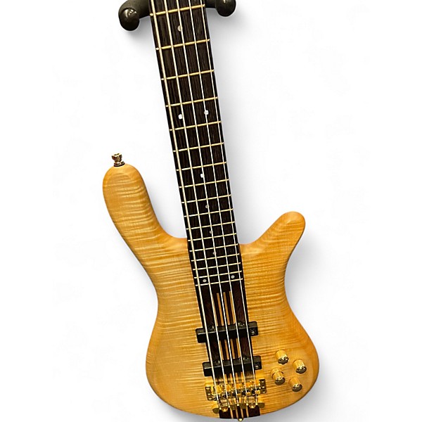 Used 2013 Warwick custom shop Natural Electric Bass Guitar