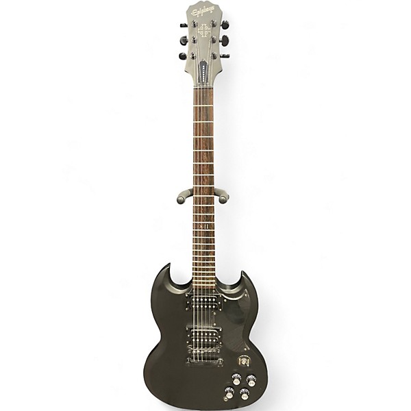 Used Epiphone Goth SG Black Solid Body Electric Guitar
