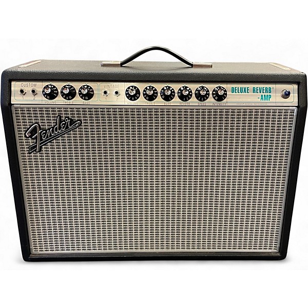 Used Fender 1968 Custom Deluxe Reverb 22W 1x12 Tube Guitar Combo Amp