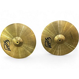 Used Solar by Sabian 14in HI HAT PAIR Cymbal