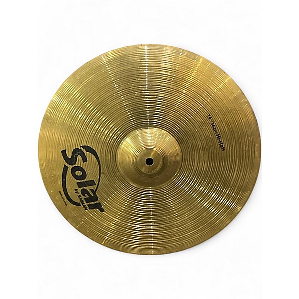 Used Solar by Sabian 14in HI HAT PAIR Cymbal