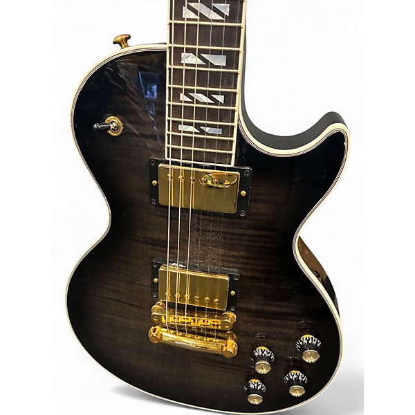 Used 2024 Gibson Les Paul Supreme Black Solid Body Electric Guitar