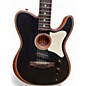 Used Fender Acoustasonic Player Telecaster Black and White Acoustic Electric Guitar thumbnail
