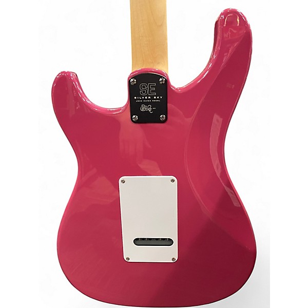 Used PRS SE Silver Sky DERBY RED Solid Body Electric Guitar