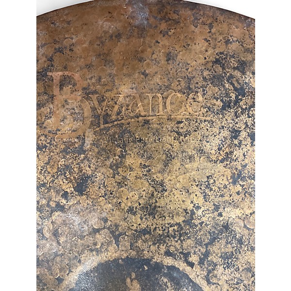 Used MEINL 22in Byzance Vintage Pure Light Ride Cymbal