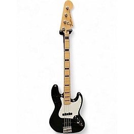 Used Fender Geddy Lee Signature Jazz Bass Black and White Electric Bass Guitar