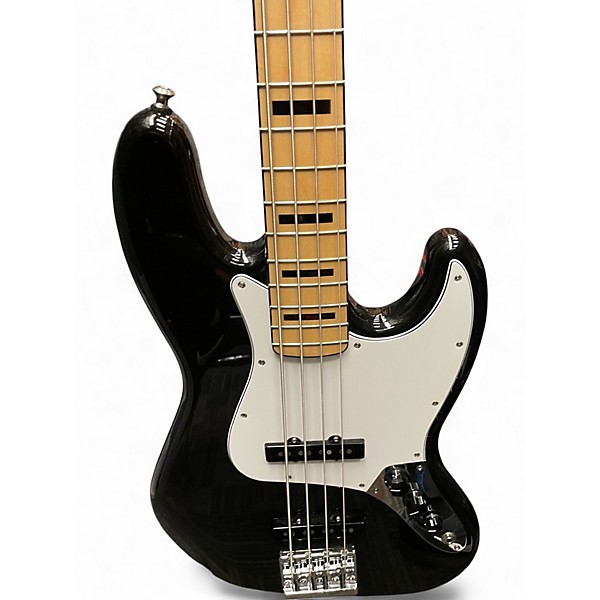 Used Fender Geddy Lee Signature Jazz Bass Black and White Electric Bass Guitar