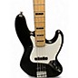 Used Fender Geddy Lee Signature Jazz Bass Black and White Electric Bass Guitar