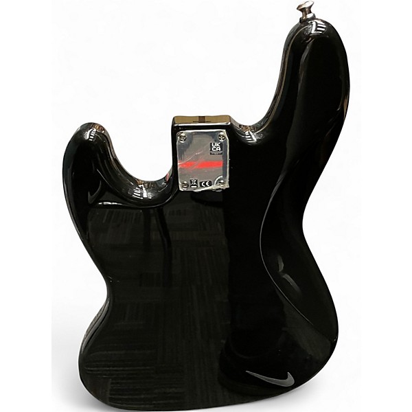 Used Fender Geddy Lee Signature Jazz Bass Black and White Electric Bass Guitar