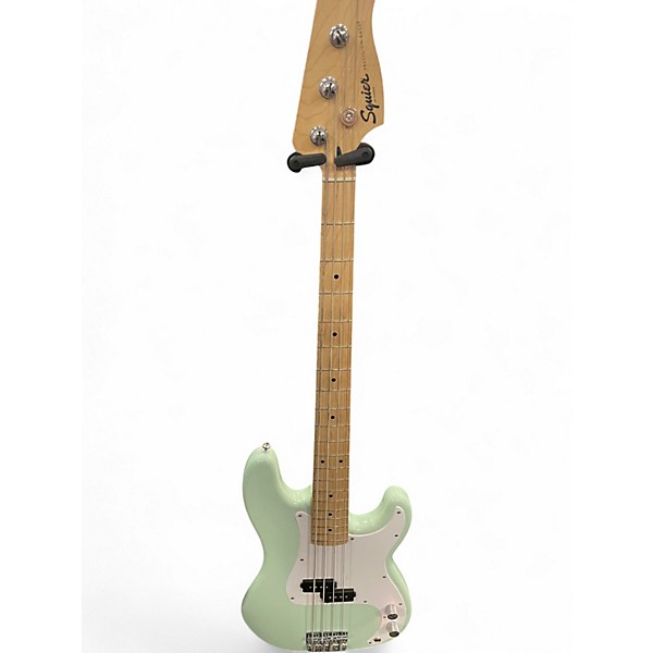 Used Squier Precision Bass Seafoam Green Electric Bass Guitar