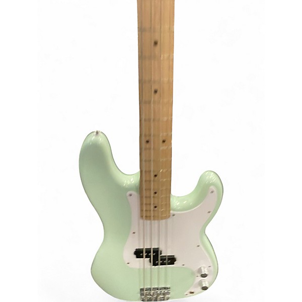 Used Squier Precision Bass Seafoam Green Electric Bass Guitar