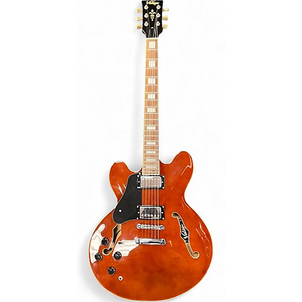 Used Vintage VSA500 Walnut Hollow Body Electric Guitar