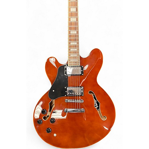 Used Vintage VSA500 Walnut Hollow Body Electric Guitar