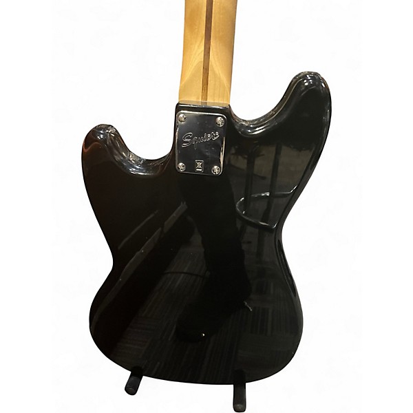 Used Squier Bronco Black Electric Bass Guitar