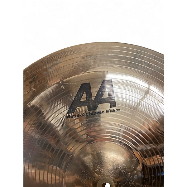 Used SABIAN 18in AA Metal Chinese Cymbal