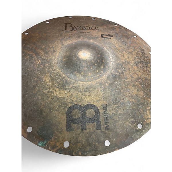Used MEINL 21in Byzance C Squared Ride Cymbal
