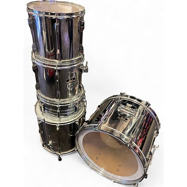 Used Pearl 5 Piece Export Chrome Drum Kit
