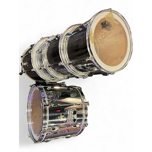 Used Pearl 5 Piece Export Chrome Drum Kit