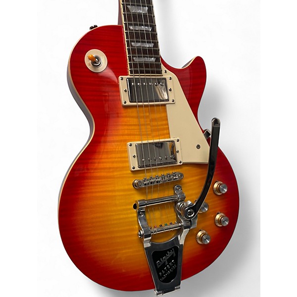 Used Epiphone Les Paul Joe Bonamassa With added Bigsby Cherry Sunburst Solid Body Electric Guitar