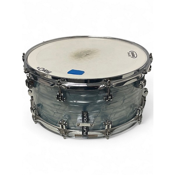 Used Gms Drum Co. 14in SNARE  SKY BLUE PEARL  Drum