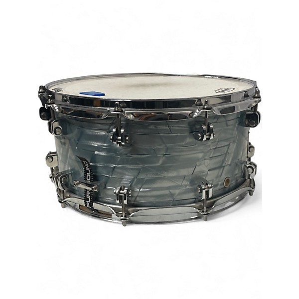Used Gms Drum Co. 14in SNARE  SKY BLUE PEARL  Drum