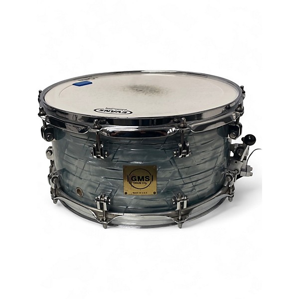 Used Gms Drum Co. 14in SNARE  SKY BLUE PEARL  Drum