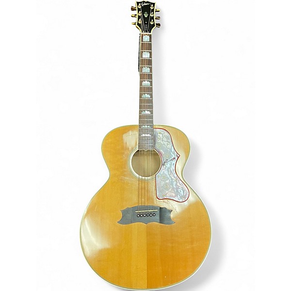 Vintage 1977 Gibson SJ200 Natural Acoustic Guitar