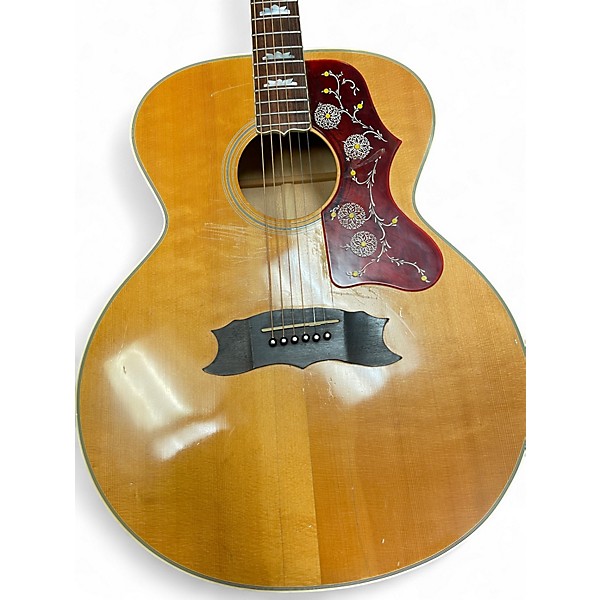Vintage 1977 Gibson SJ200 Natural Acoustic Guitar