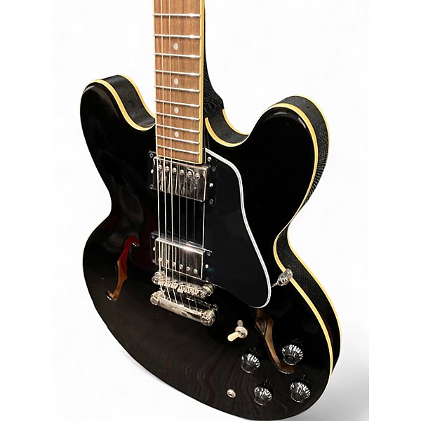 Used Epiphone ES335 IG Ebony Hollow Body Electric Guitar