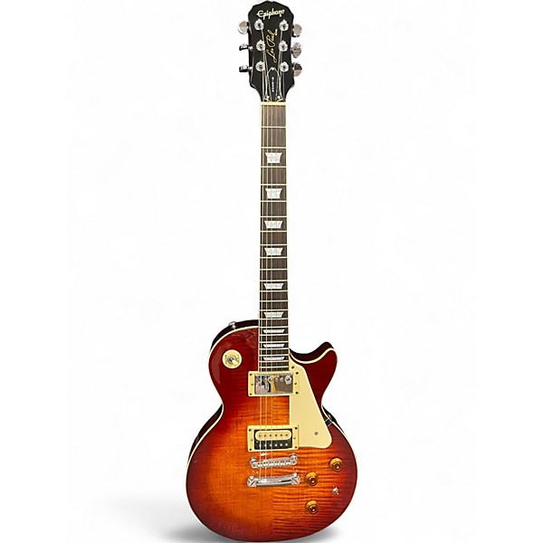 Used Epiphone Les Paul Standard Cherry Sunburst Solid Body Electric Guitar