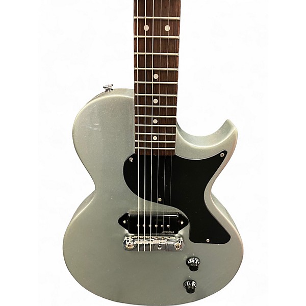 Used Vintage V120 Grey Sparkle Solid Body Electric Guitar