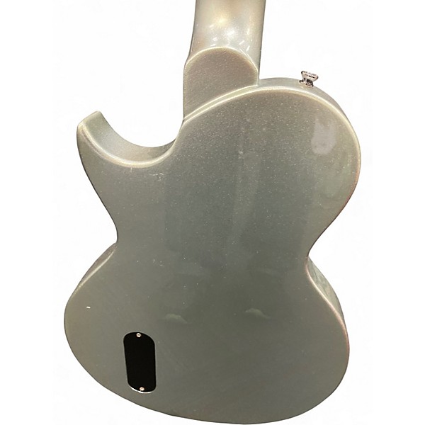 Used Vintage V120 Grey Sparkle Solid Body Electric Guitar