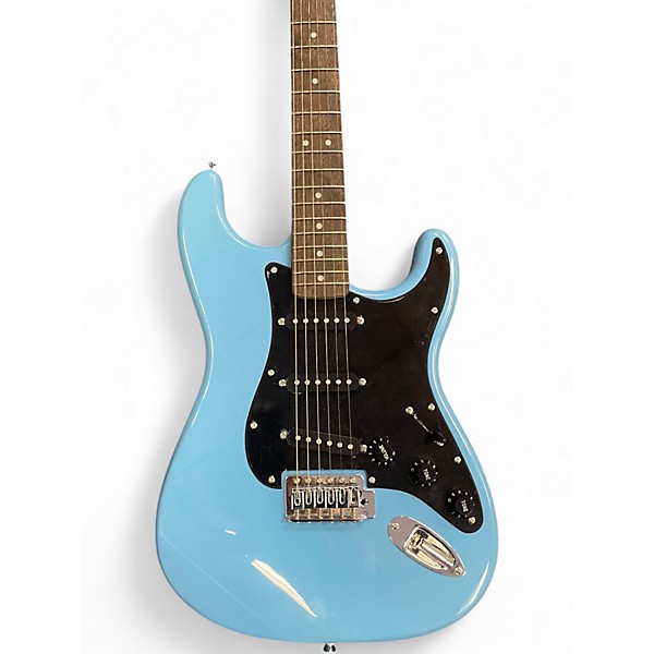 Used Squier Sonic Stratocaster Sonic Blue Solid Body Electric Guitar